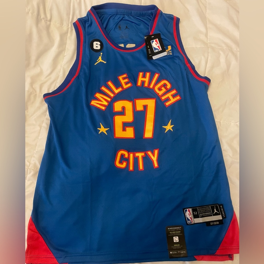 NWT Denver Nuggets Murray Jersey with Finals Patch